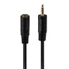 Cable Adaptateur Lindy Jack 3,5mm F vers Jack 2,5mm M 20cm (Noir)