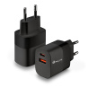 Chargeur secteur NGS Bud 1x USB-C + 1x USB-A 33W (Noir)