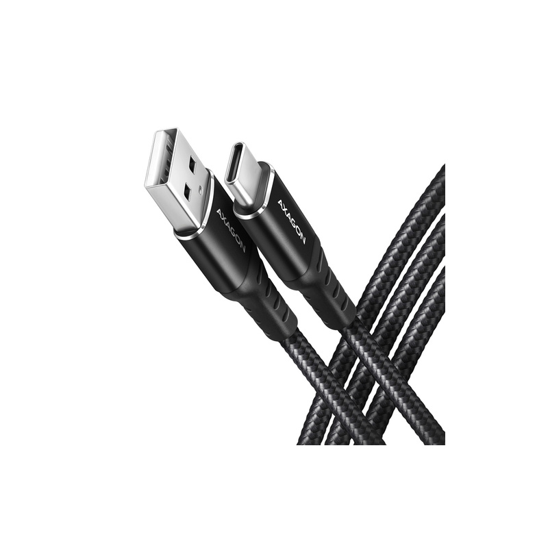 Câble Axagon USB Type A - Type C M/M 1m (Noir)