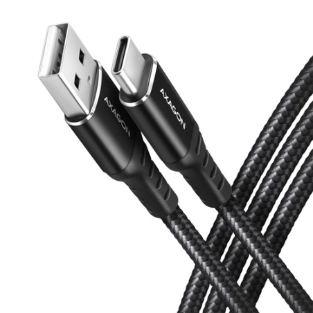 Câble Axagon USB Type A - Type C M/M 1m (Noir)