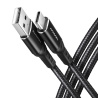 Câble Axagon USB Type A - Type C M/M 1m (Noir)