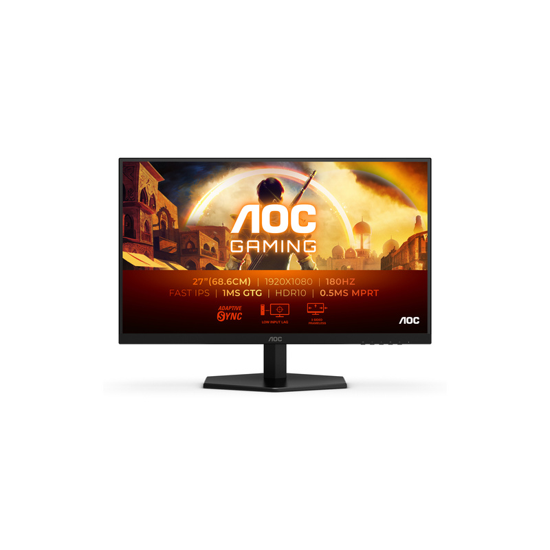 Ecran 27 AOC Gaming G4 27G42E Full HD 180Hz (Noir)