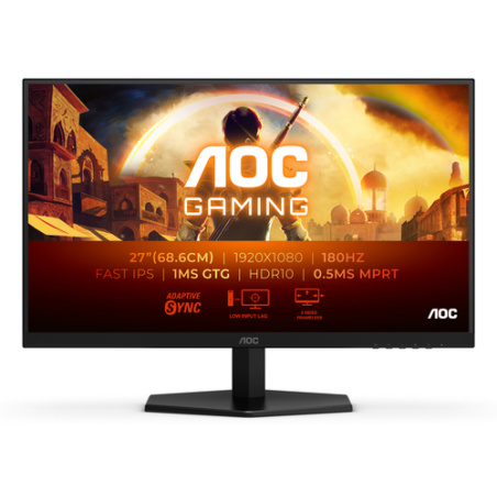 Ecran 27 AOC Gaming G4 27G42E Full HD 180Hz (Noir)