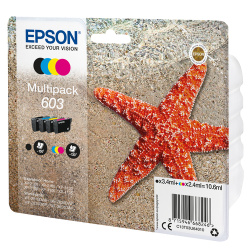 Pack cartouches EPSON 603 Etoile de mer CMYBK