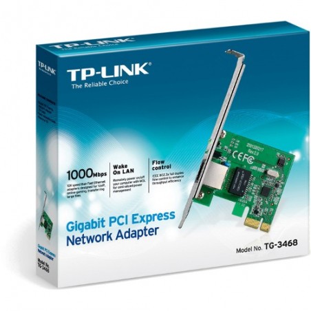 Carte PCI Express réseau TP-LINK TG-3468 10/100/1000Mbps