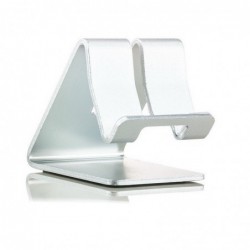 Support aluminium smartphone / tablette argent