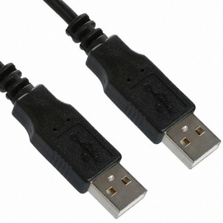 Câble USB 2.0 A-A 1.80m noir
