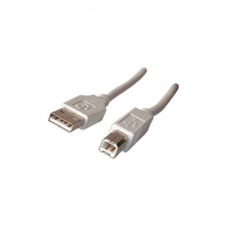 Cable USB 2.0 A-B 1.80m beige