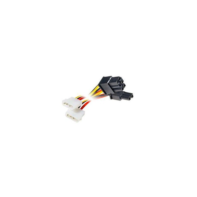 Câble adaptateur alim. 6+2 pts pour carte PCI express