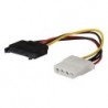 Câble adaptateur SATA M vers Molex F