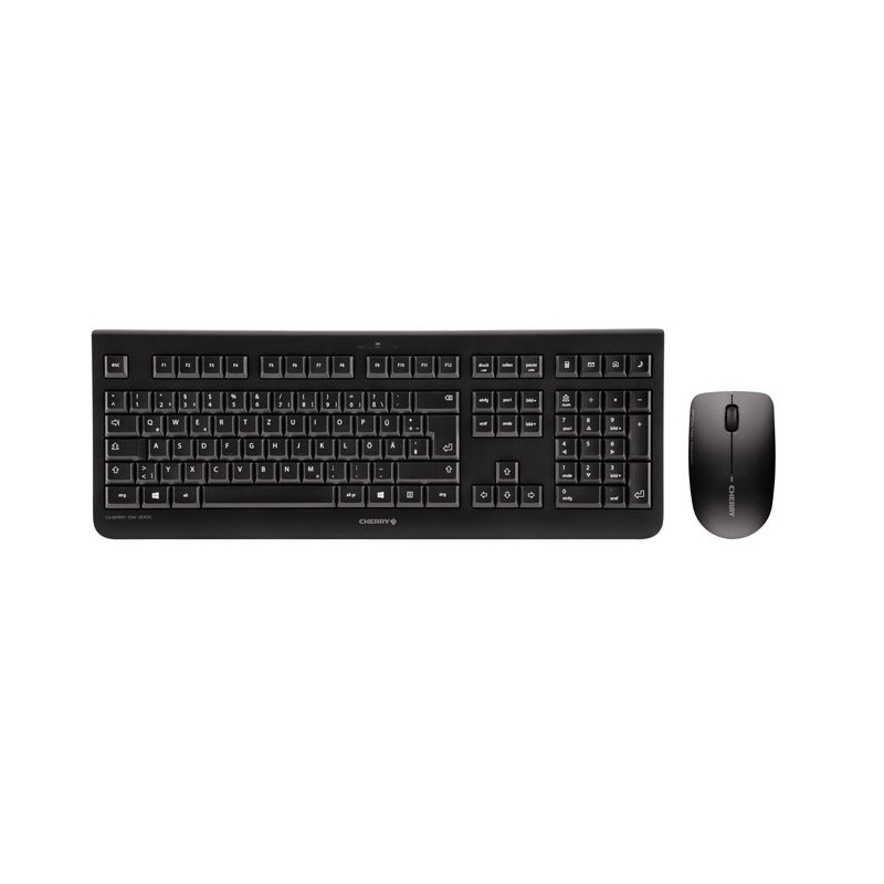 Pack Clavier/Souris Cherry DW3000 sans fil noir